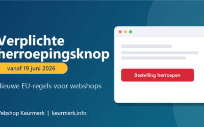 Herroepingsknop verplicht vanaf 19 juni 2026: dit moeten webshops nu regelen