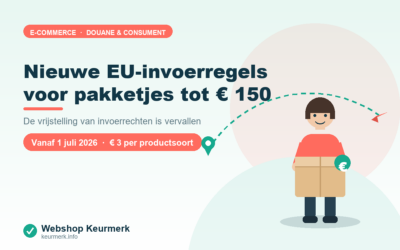 Nieuwe EU-invoerregels voor pakketjes tot € 150: dit verandert er vanaf 1 juli 2026